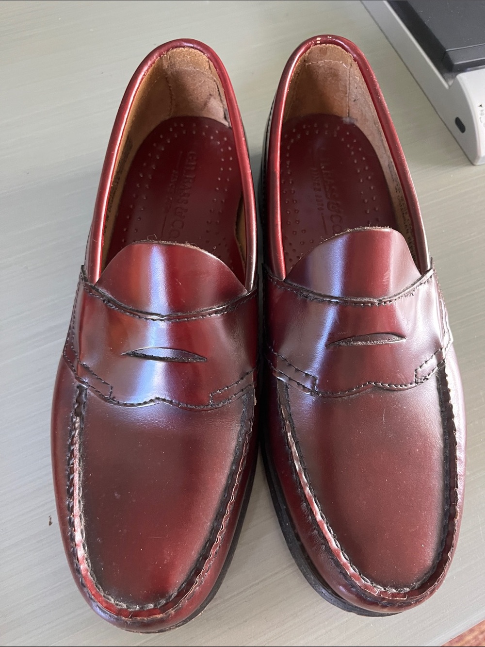Bass Weejuns Loafers Sz 7.5M
